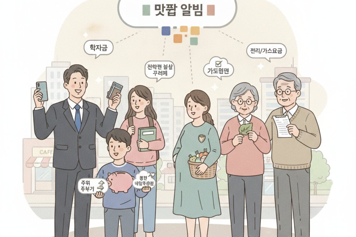 놓치기 아까운 공공기관 및 분야별 대표 알림 항목 한눈에 보기