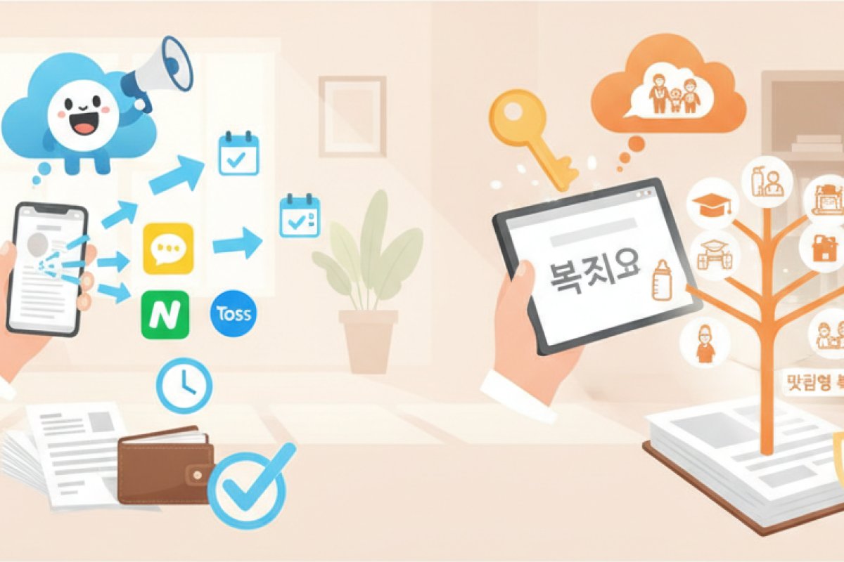 알림 서비스 비교: 국민비서(구삐) vs 맞춤형 복지멤버십