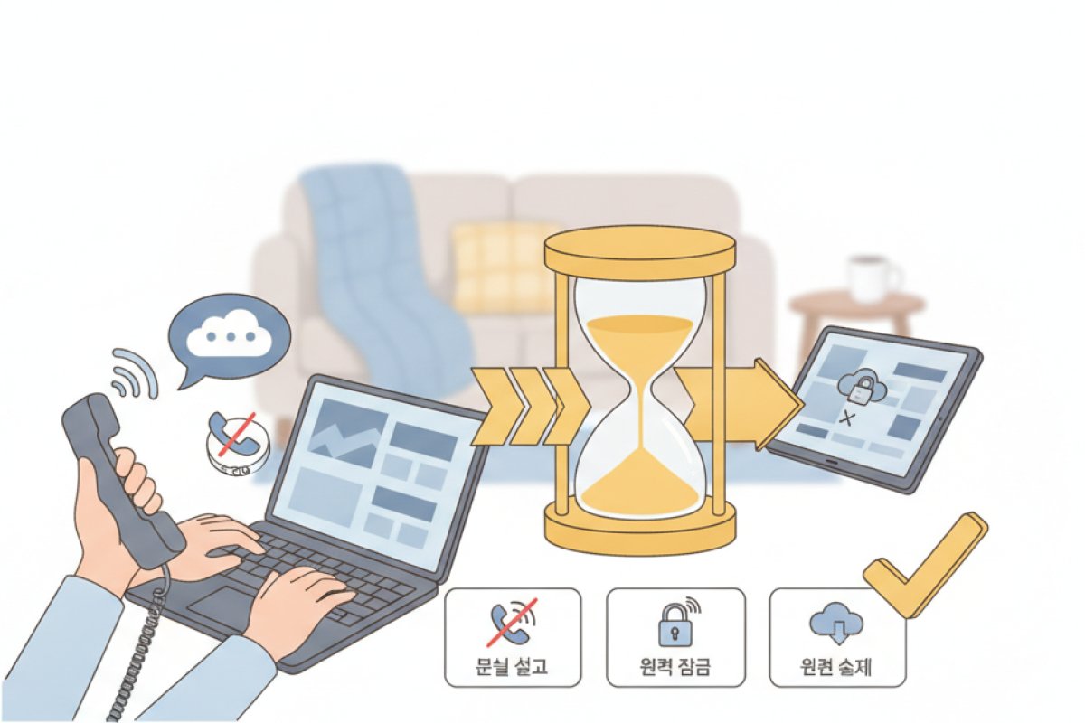 분실 상황 발생 시 골든타임을 지키는 단계별 긴급 대처 순서