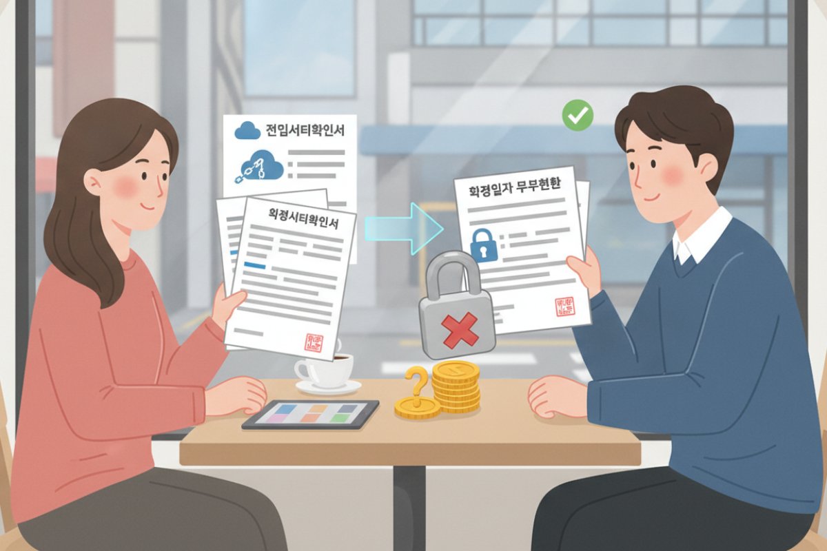 선순위 세입자 보증금 규모 계산과 확정일자 부여현황 대조법