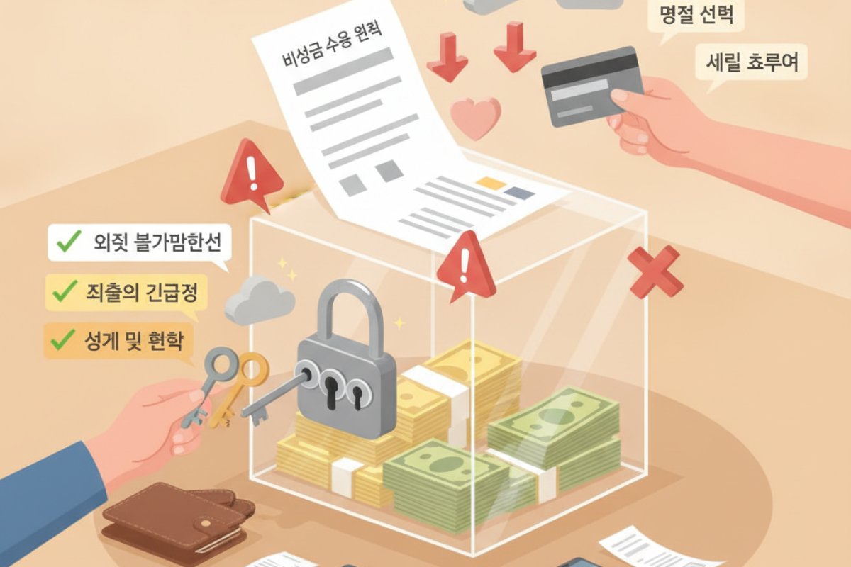 비상금 누수를 막는 엄격한 사용 원칙과 복구 룰