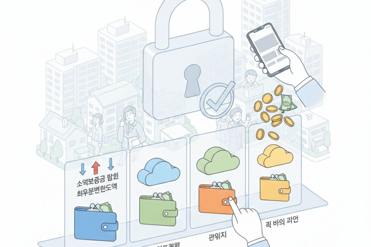 지역별 소액보증금 범위와 최우선변제 한도액의 기본 구조