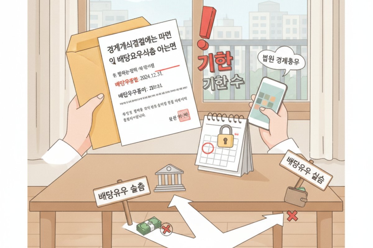 경매 통지서 수령 후 배당요구신청서 제출 실무 절차