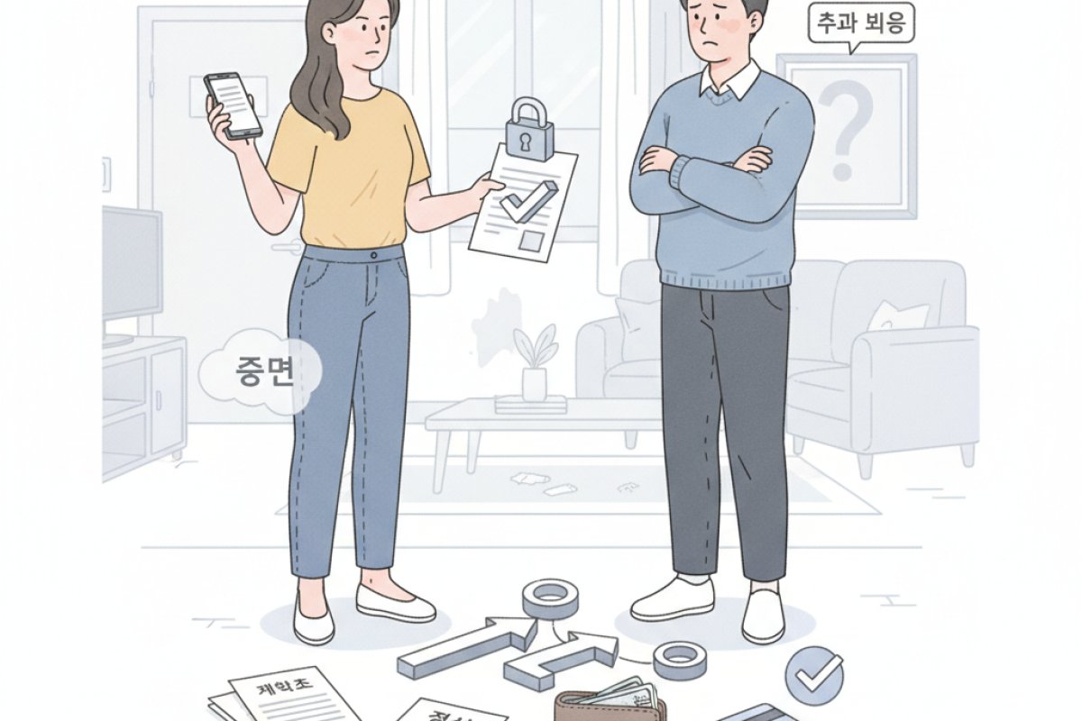 퇴거 당일 분쟁을 차단하는 합의 증빙 관리 및 정산 원칙