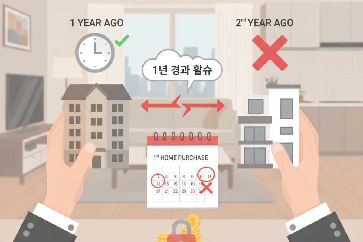 갈아타기의 첫 단추, 종전 주택 취득 후 1년 경과 요건