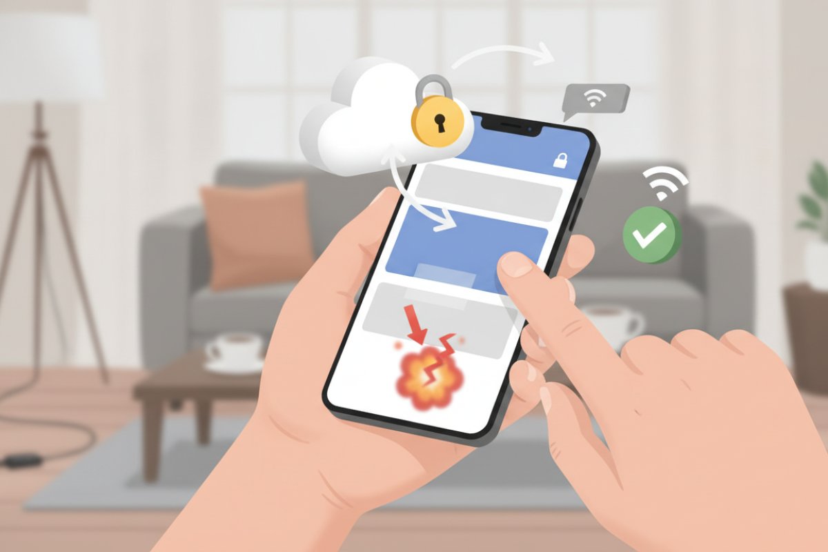 앱 마켓과 클라우드 백업의 Wi-Fi 전용 고정 설정