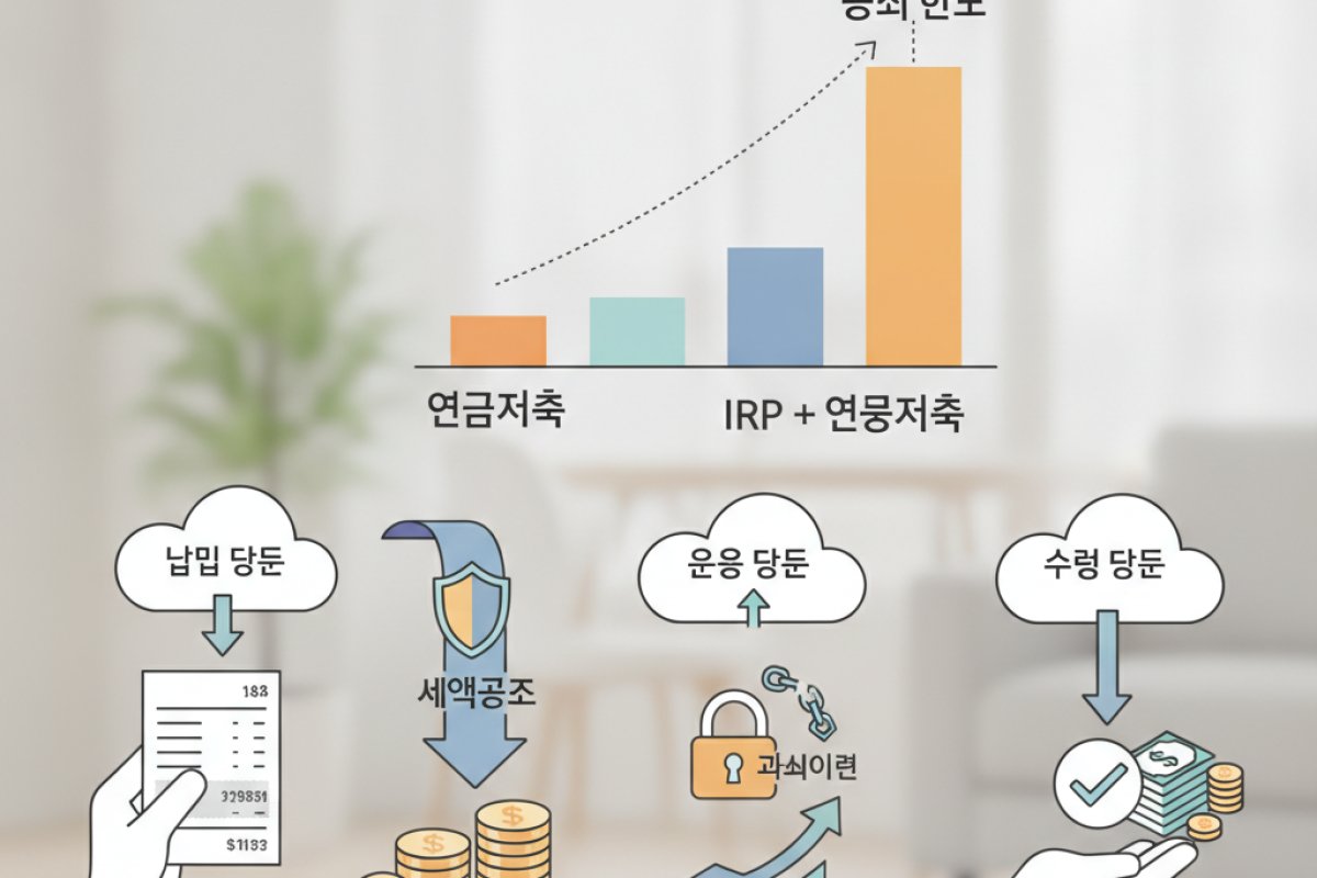 IRP와 연금저축의 세액공제 구조 및 절세 메커니즘