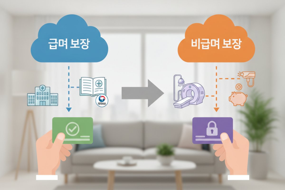 주계약 급여와 특약 비급여의 분리 설계 방식