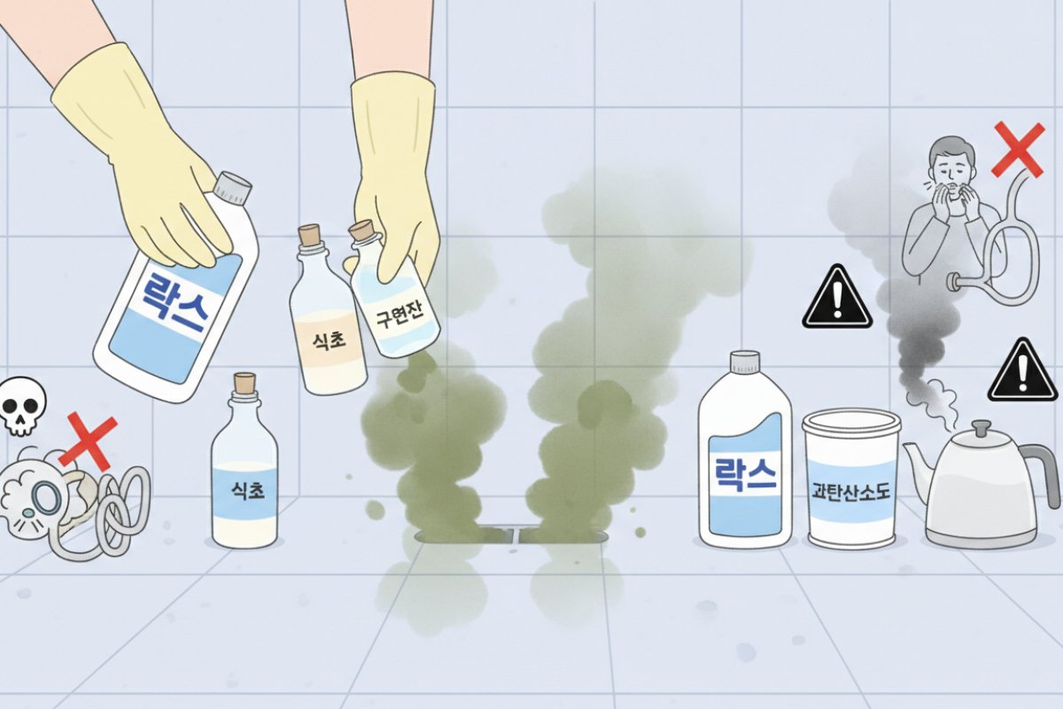 유독가스 위험 없는 안전한 락스 사용법과 화학물질 배합 금기