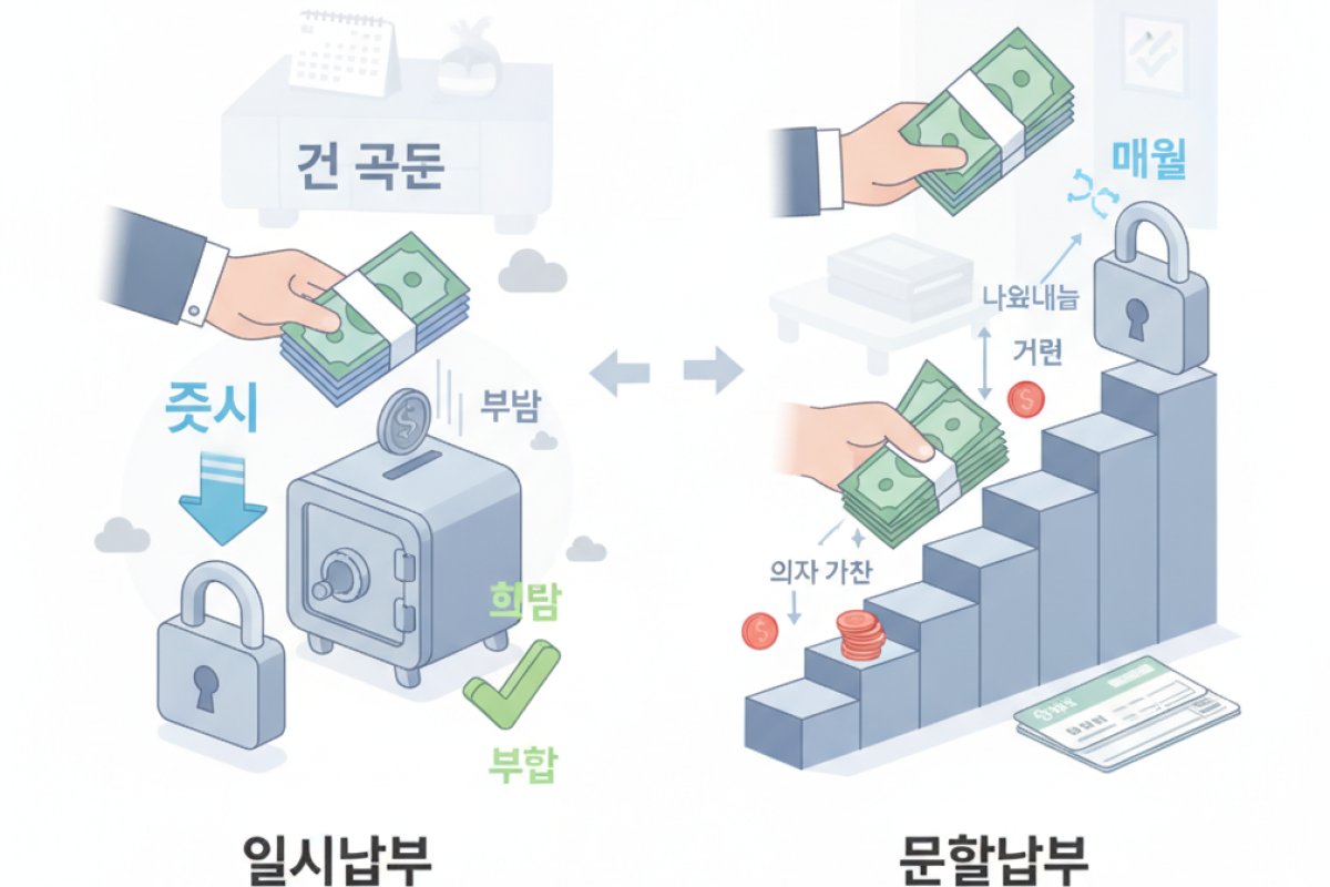 납부 방식의 선택과 기회비용 고려사항