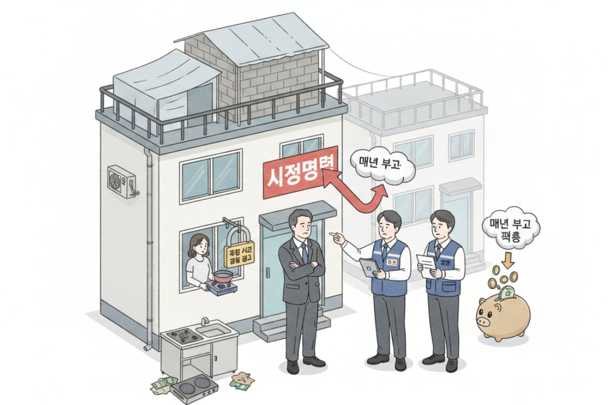 위반건축물 지정 시 행정제재와 세무·공과금 불이익 대처 방안