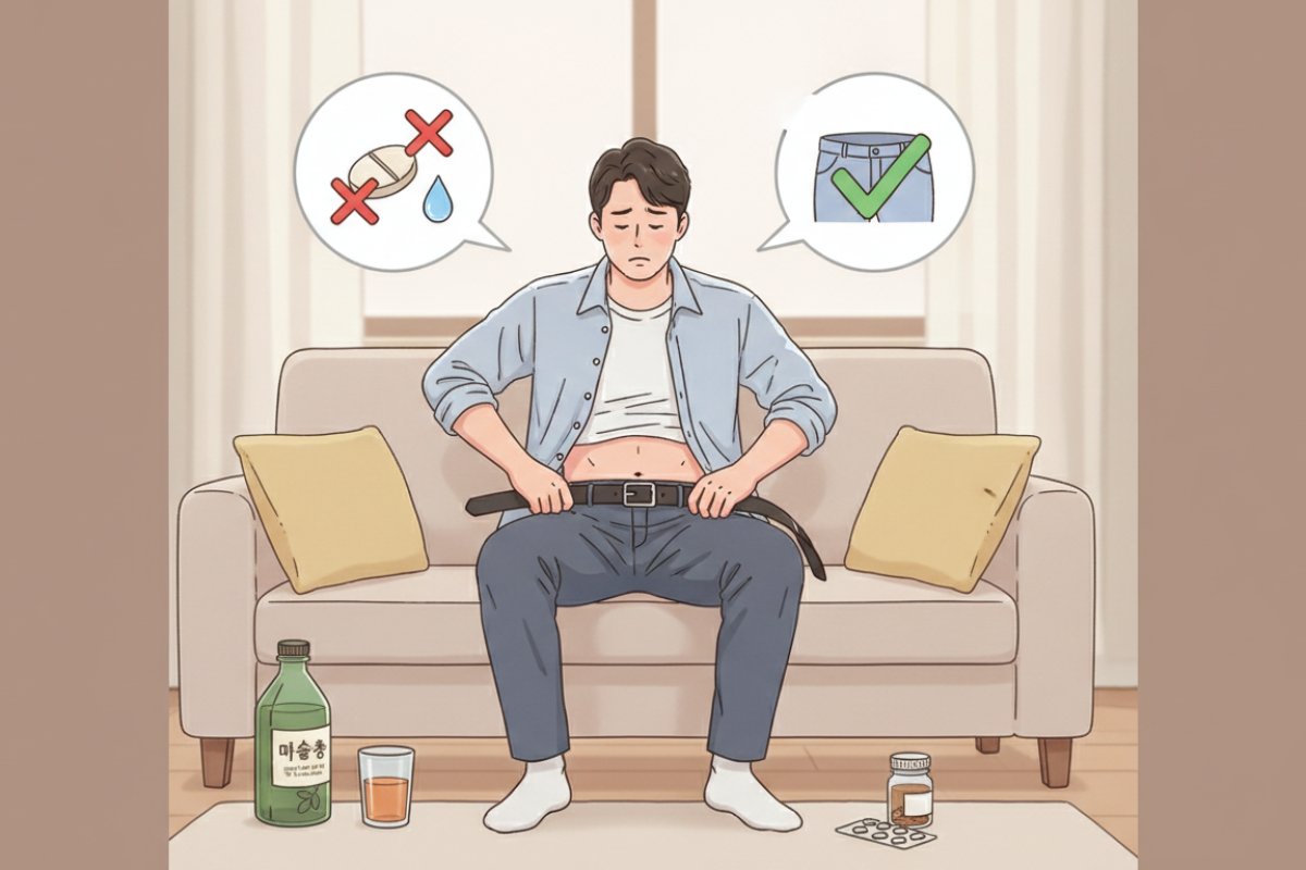급체 직후 10분, 위장 자극을 줄이는 초기 긴급 조치