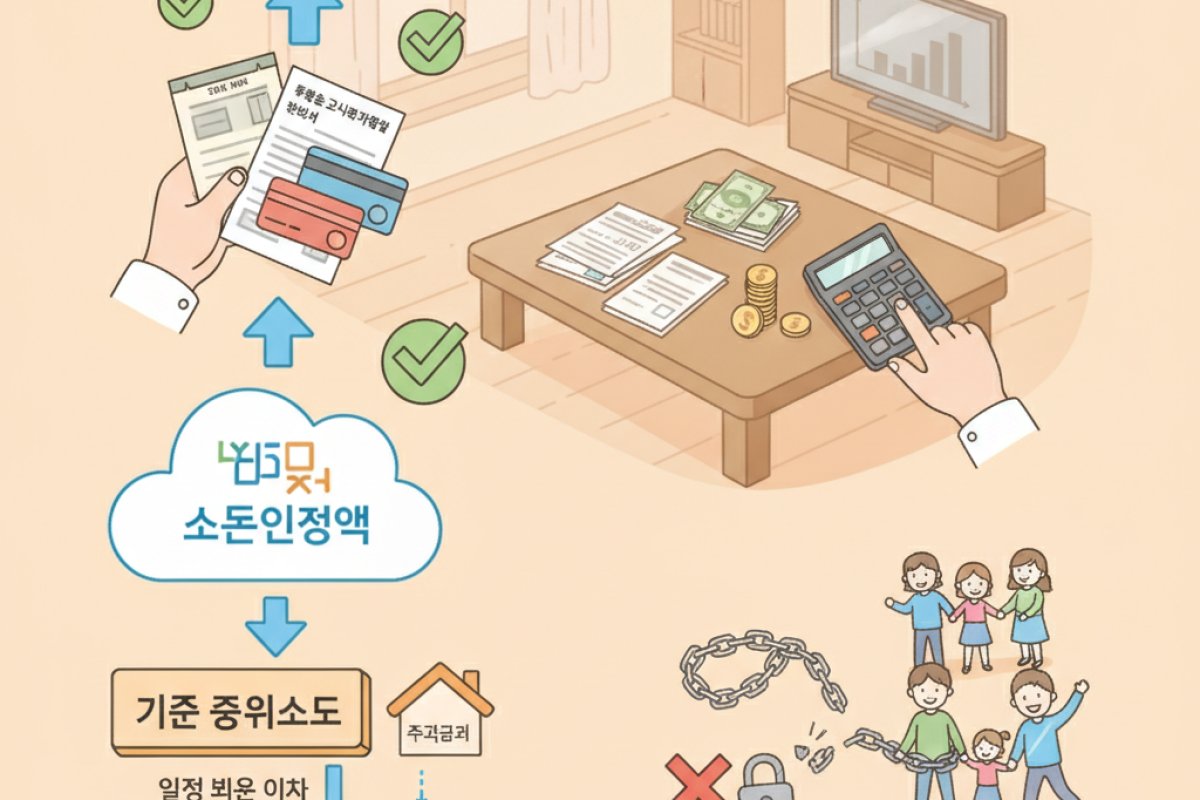 누가 받을 수 있을까? 소득인정액 산정과 부양의무자 기준