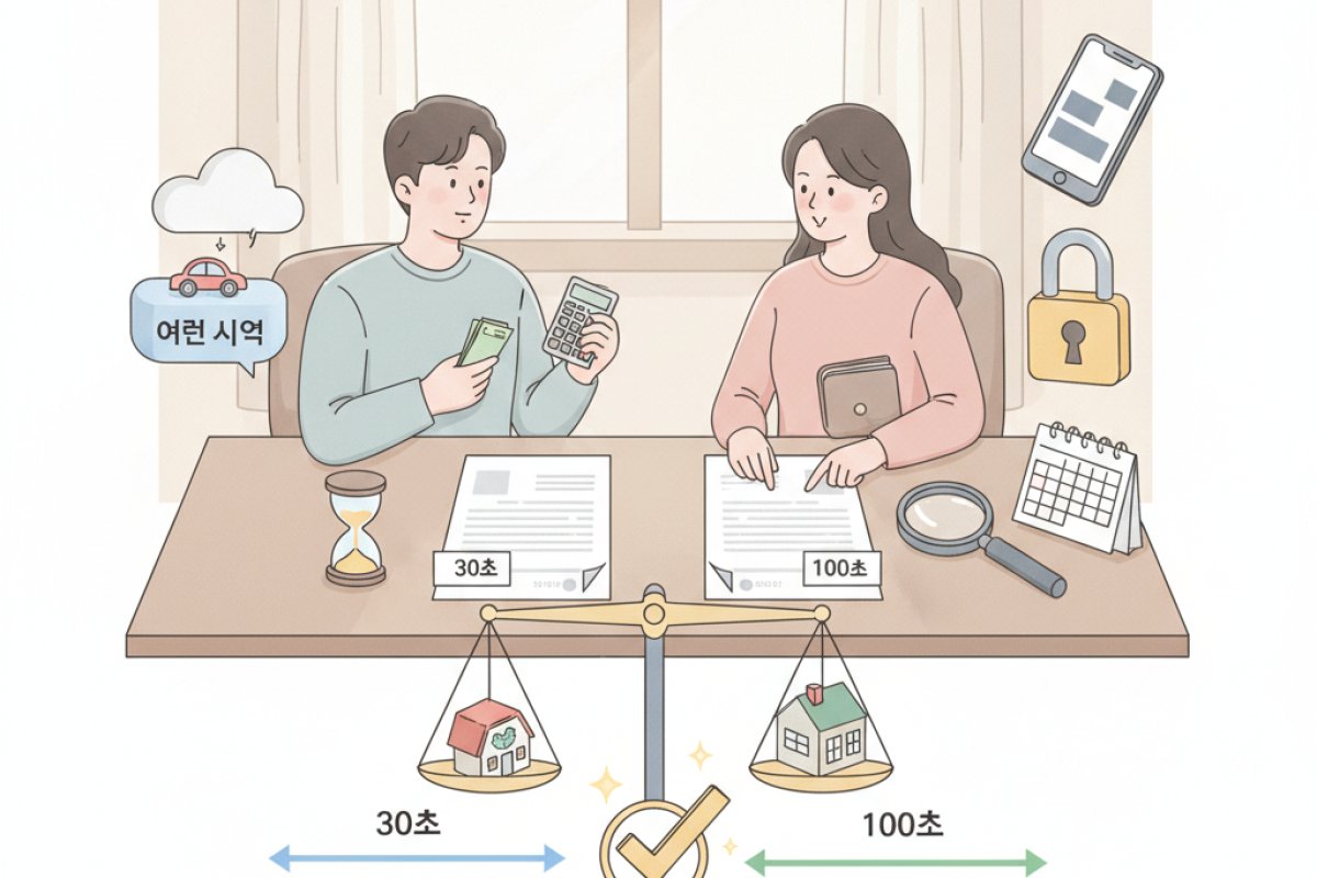 30세 만기 vs 100세 만기: 우리 집 재정에 맞는 현명한 선택