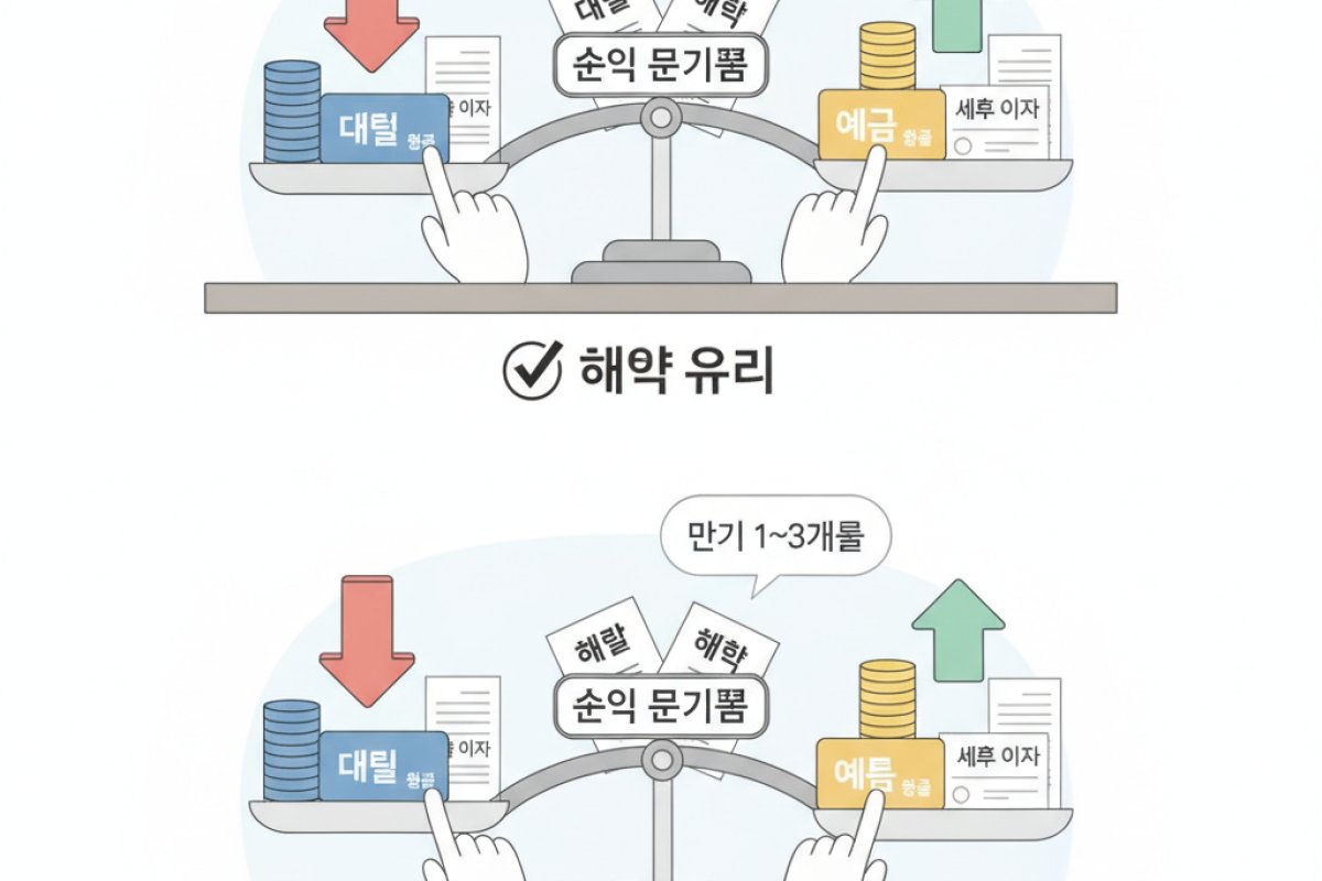 해약과 담보대출, 손익 분기를 판가름하는 기준