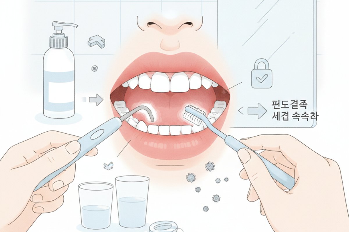 결석 재발을 원천 차단하는 구강 위생 관리 루틴