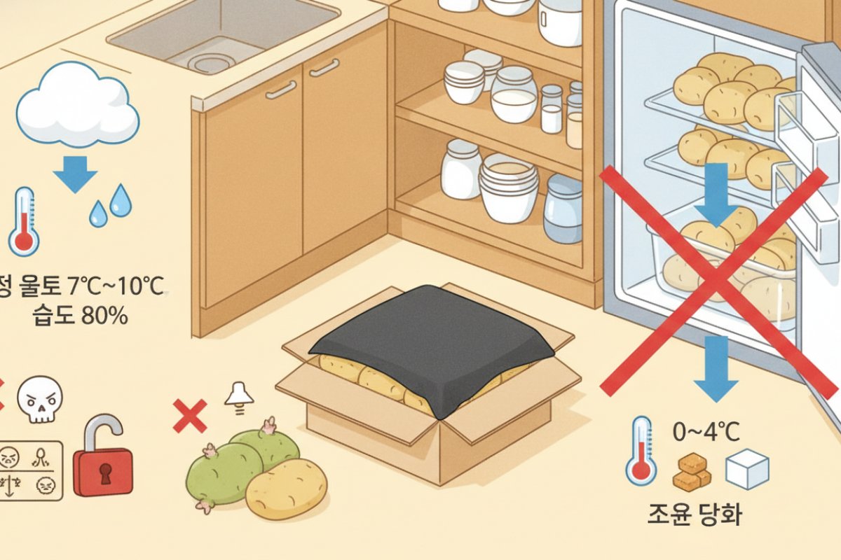 빛과 온도의 역학: 솔라닌 생성과 저온 당화를 막는 환경 조건