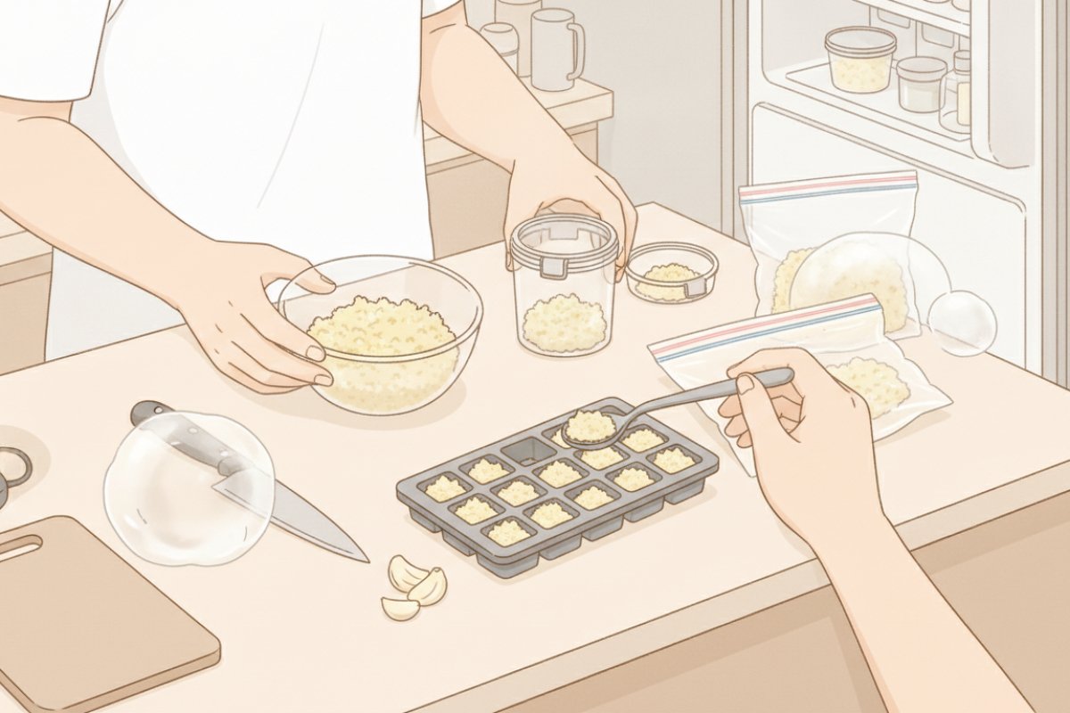 한 조각씩 쏙 꺼내 쓰는 실전 소분 및 2중 밀폐 냉동 보관법