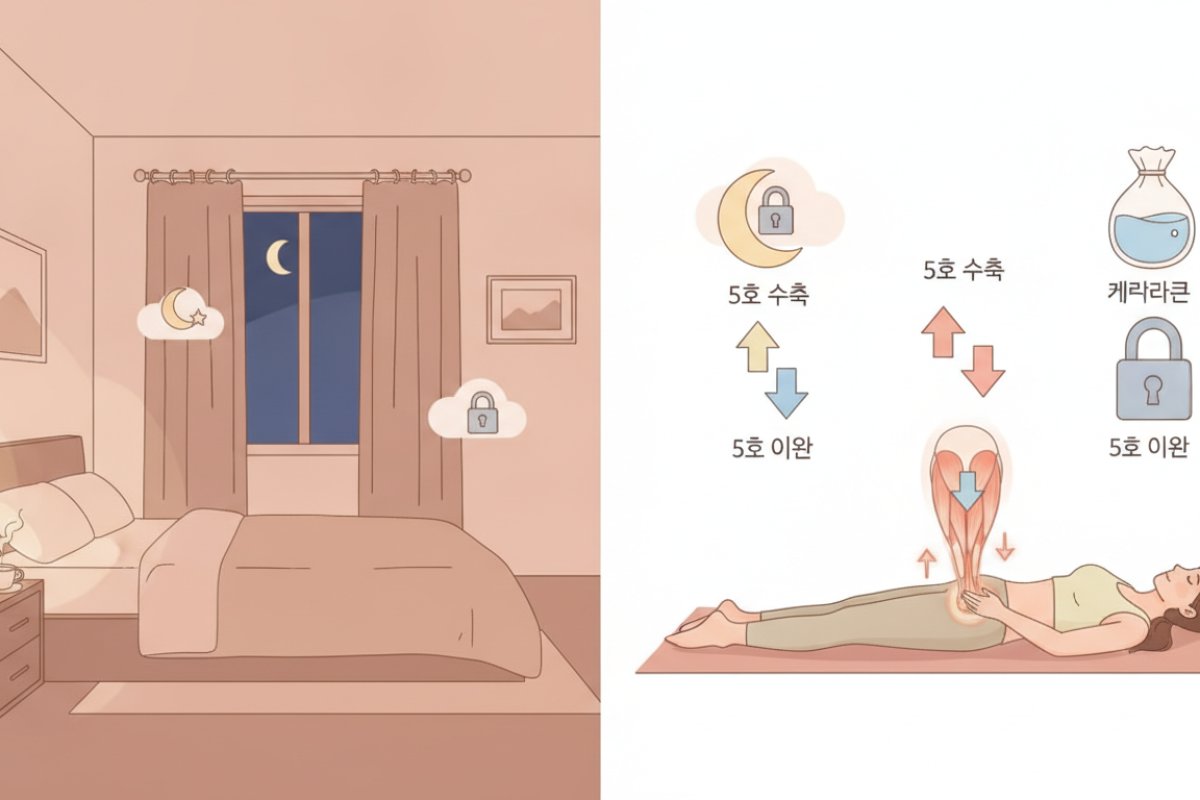 수면 환경 재정비와 골반저근 운동을 통한 배뇨 조절력 강화