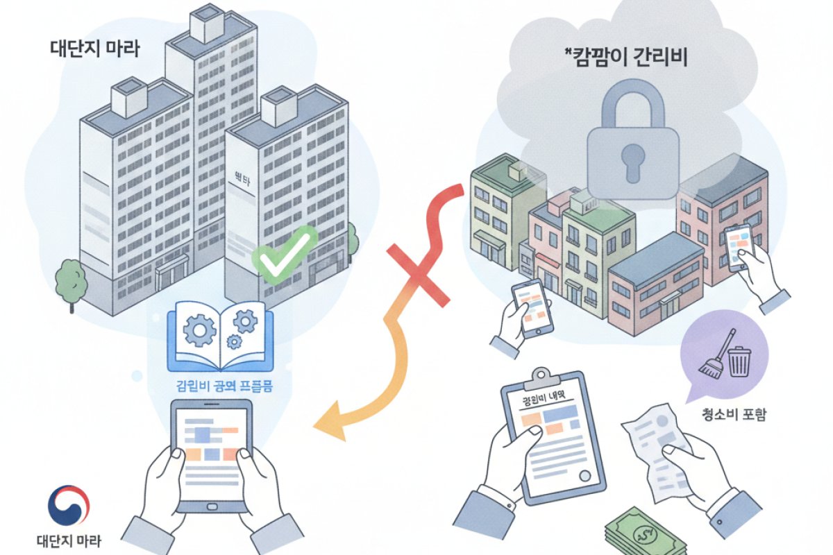 깜깜이 관리비가 발생하는 구조와 세부 내역 공개 기준