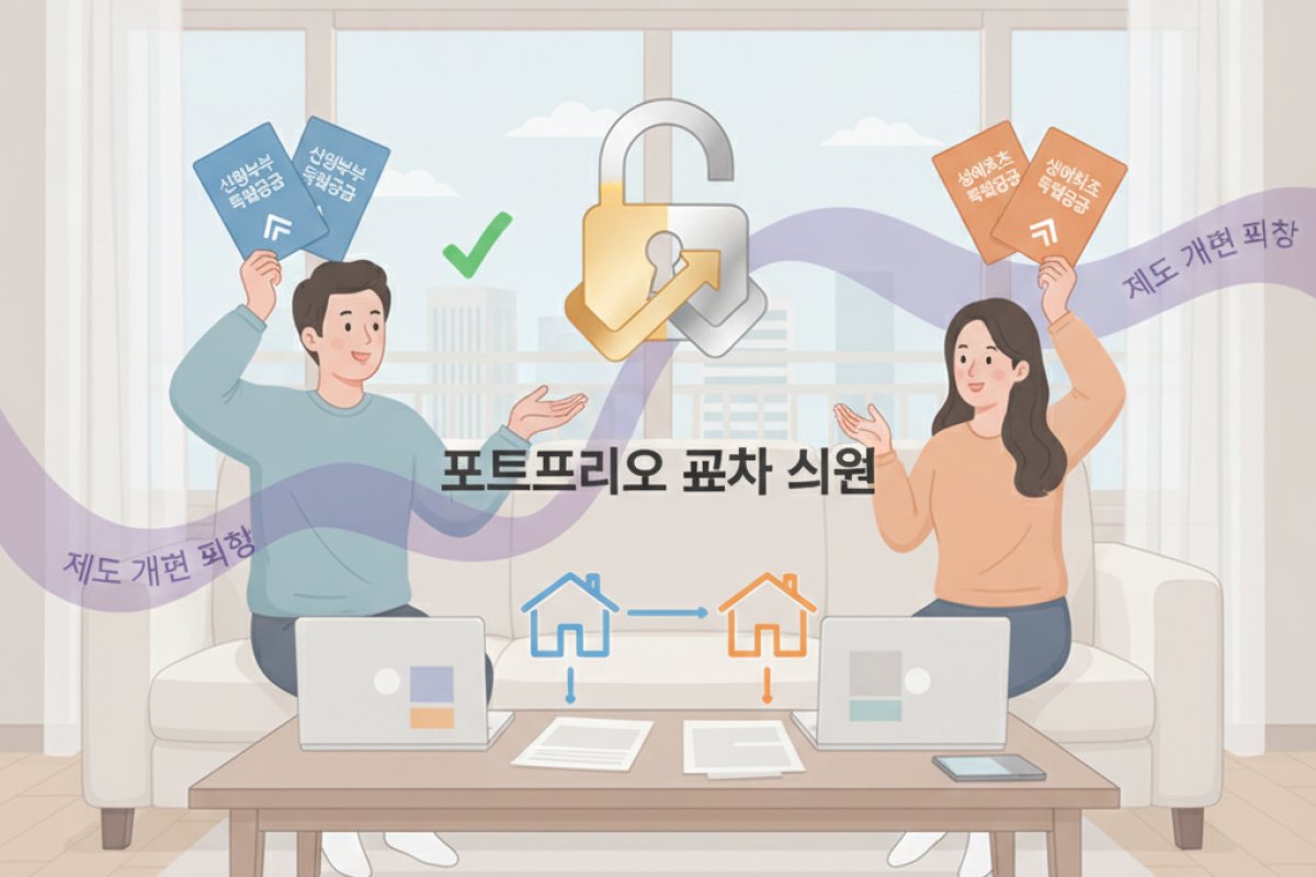 제도 개편 반영: 부부 중복 청약과 교차 지원 테크닉