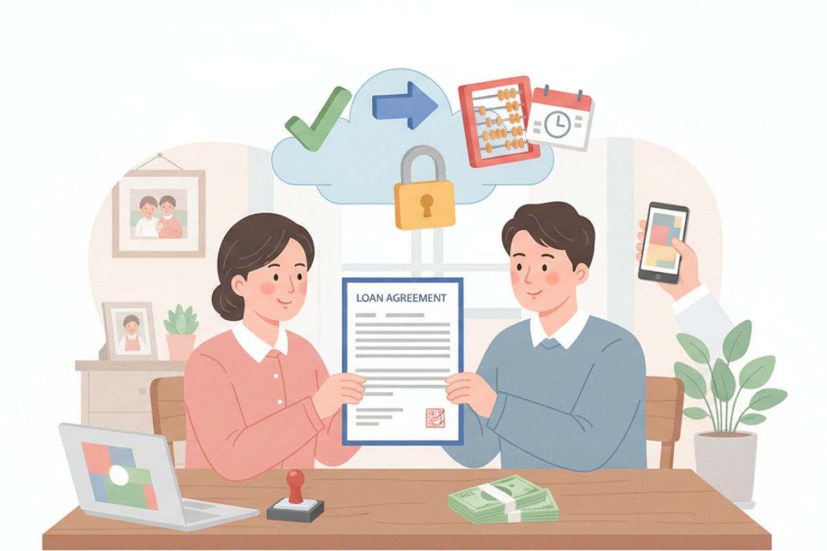 차용증 필수 기재사항과 제3자 입증력을 확보하는 공적 인증 절차