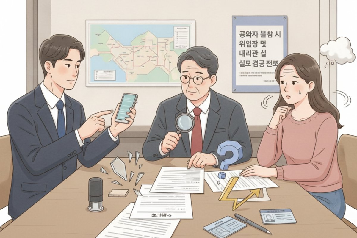 공유자 불참 시 위임장 및 대리권 실무 검증 절차