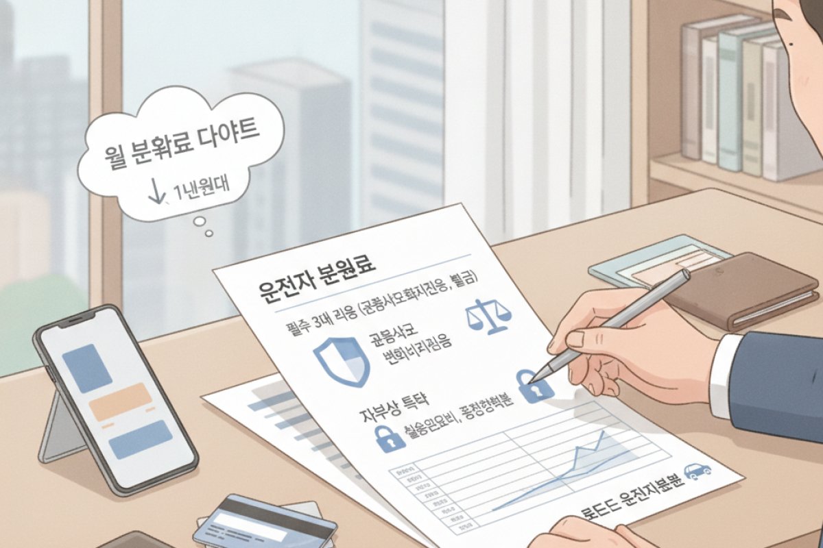 월 보험료 다이어트와 합리적인 롯데 운전자보험 설계 전략