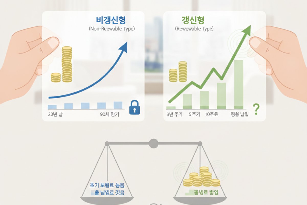비갱신형과 갱신형 구조: 나이와 경제적 주기에 맞춘 선택 기준