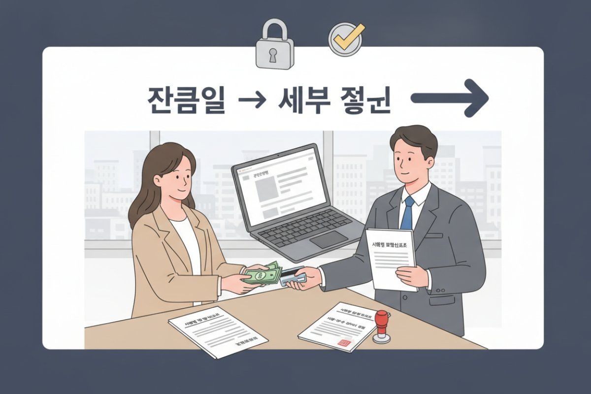 잔금일부터 세무 신고까지 단계별 실무 프로세스