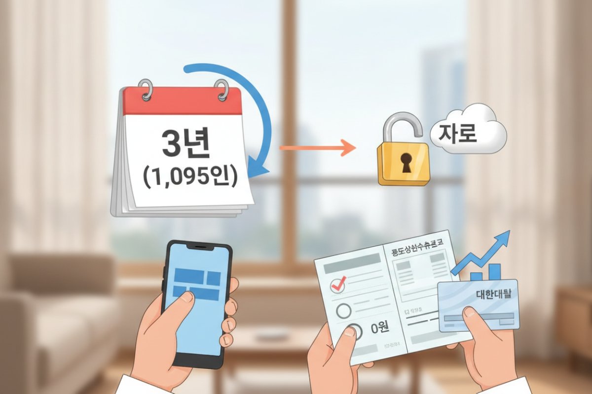 3년 시점 완전 면제와 연간 무수수료 상환 옵션의 활용