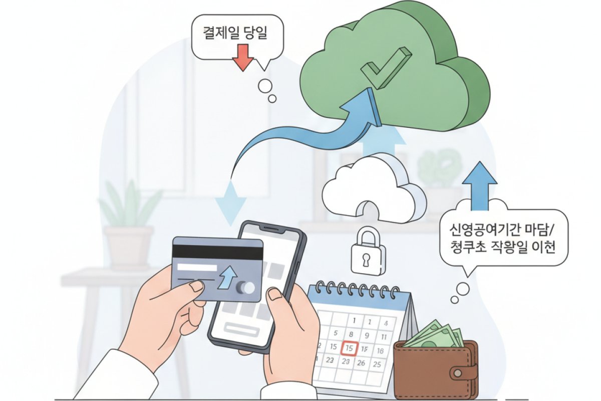 신용점수 향상을 극대화하는 선결제 실전 타이밍과 공여기간 활용법