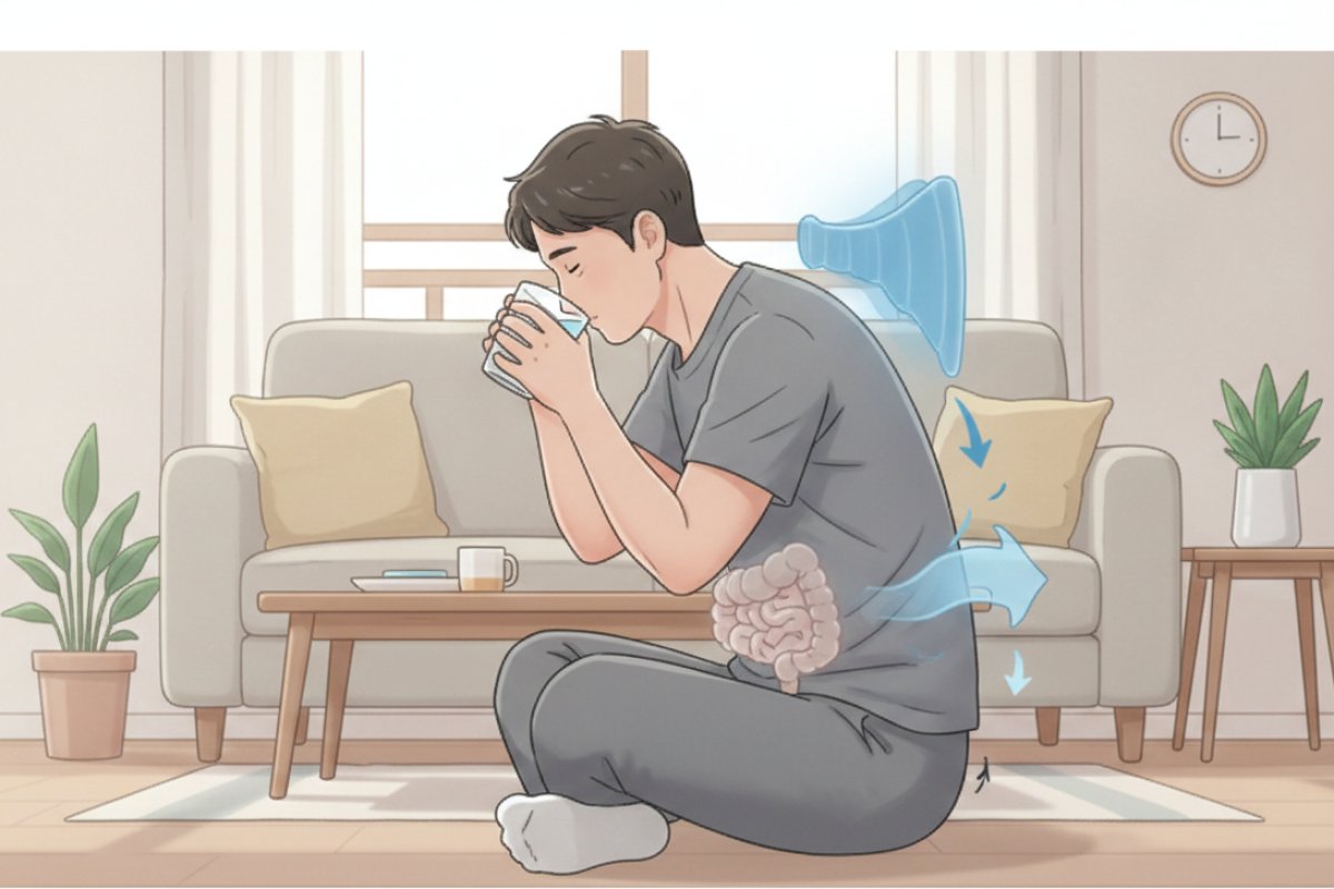 자세 교정을 통한 횡격막 물리적 이완 기법