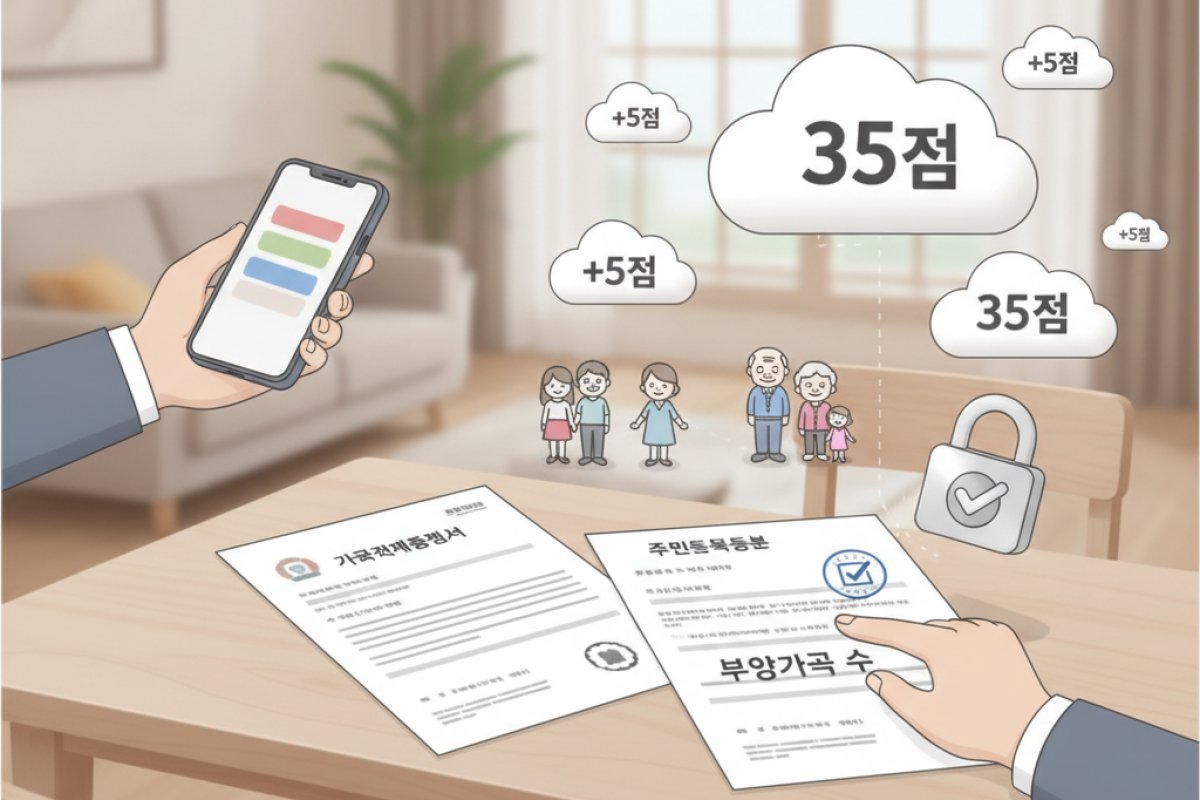 부양가족 수 산정 기준: 배우자·직계존속·직계비속의 등재 요건