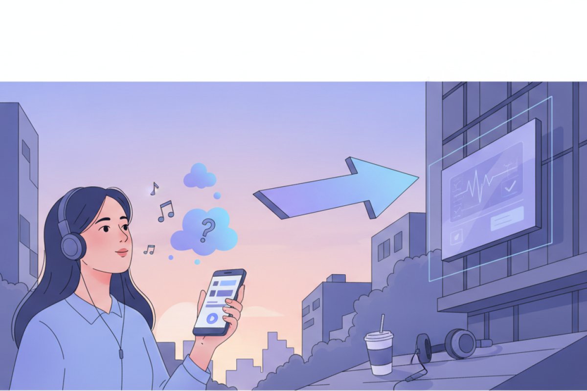 흐릿한 멜로디와 콧노래를 찾아내는 허밍(Humming) 검색 메커니즘