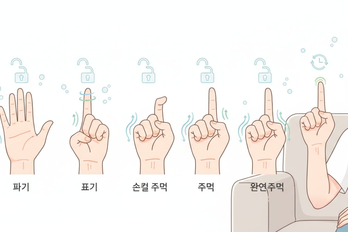 힘줄 유착을 방지하는 단계별 힘줄 글라이딩(Tendon Gliding) 운동법