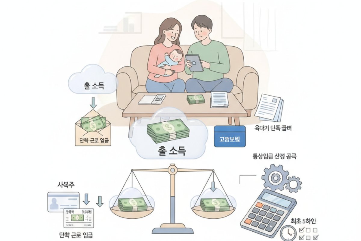 통상임금 기준 산정 공식과 구간별 급여 계산 메커니즘