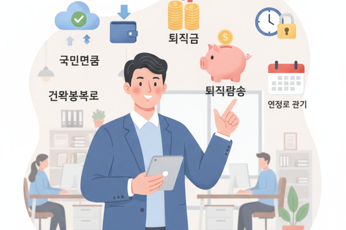 실무자가 귀띔하는 4대 보험, 퇴직금, 연장근로 관리 팁