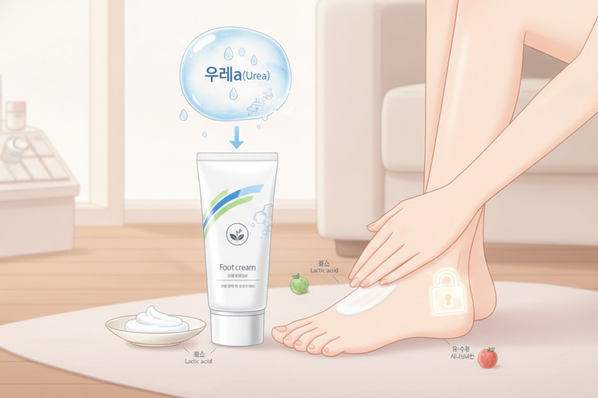성분 중심의 풋크림 선택과 유·수분 밀폐 루틴