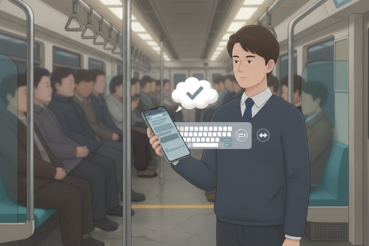 대중교통 이동 시 필수적인 한 손 모드 활성화와 전환 요령