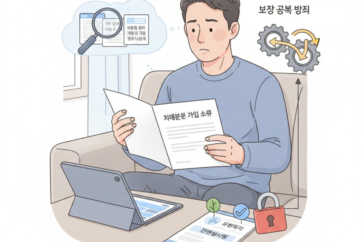 계약 전 알릴 의무와 면책·감액 기간에 따른 보장 공백 방지