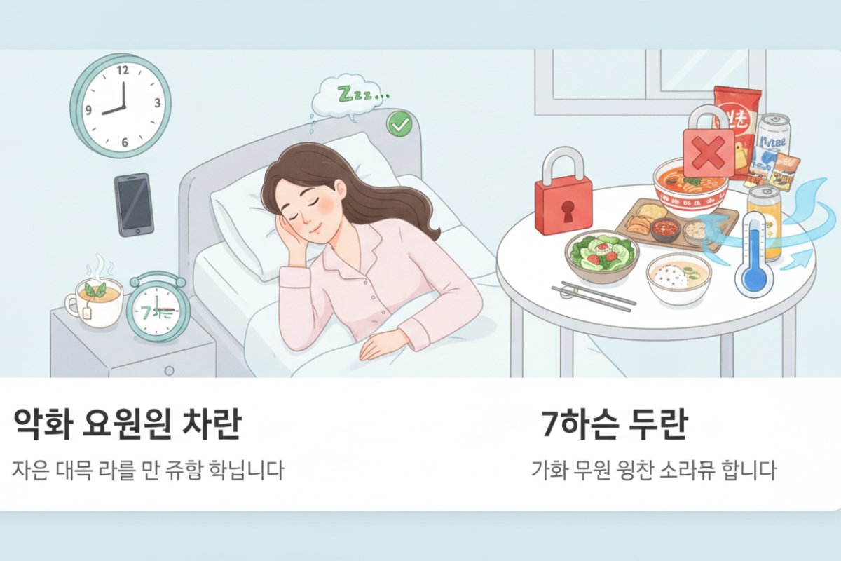 일상 속 악화 트리거 차단과 생활 리듬 관리