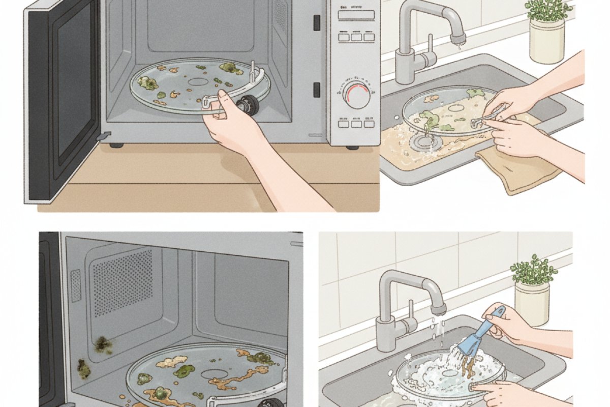 놓치기 쉬운 오염의 온상: 회전 유리판, 롤러 레일, 도어 고무패킹 집중 공략