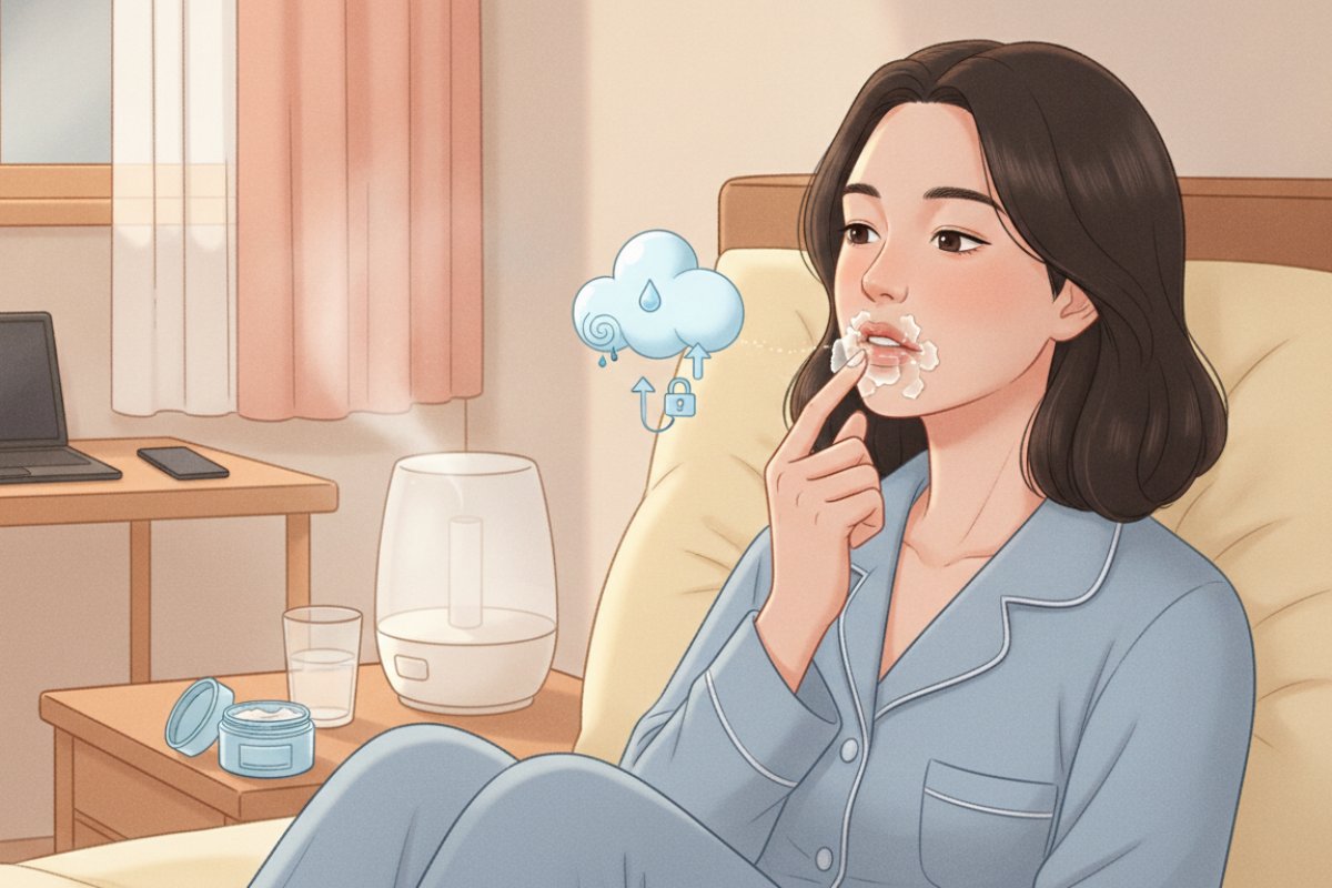단계별 안전한 각질 연화와 야간 집중 밀폐 케어 절차