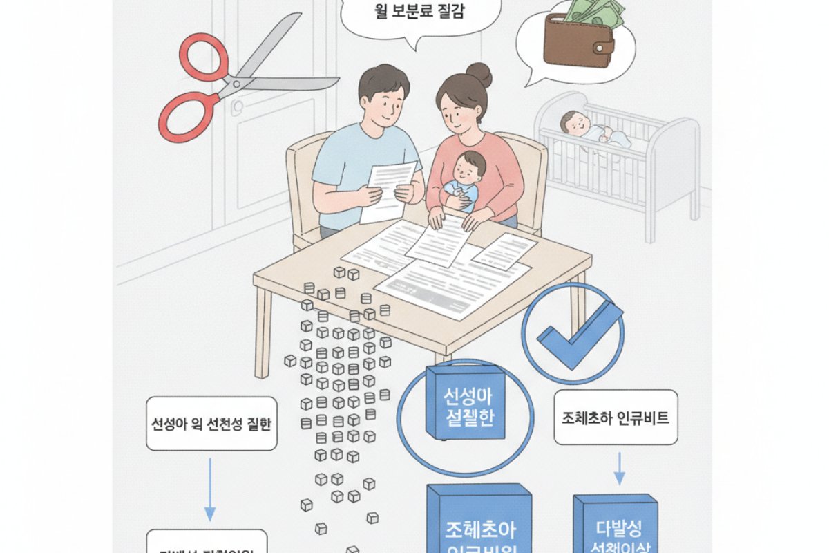 월 보험료를 낮추는 핵심 담보 선별과 불필요한 특약 다이어트