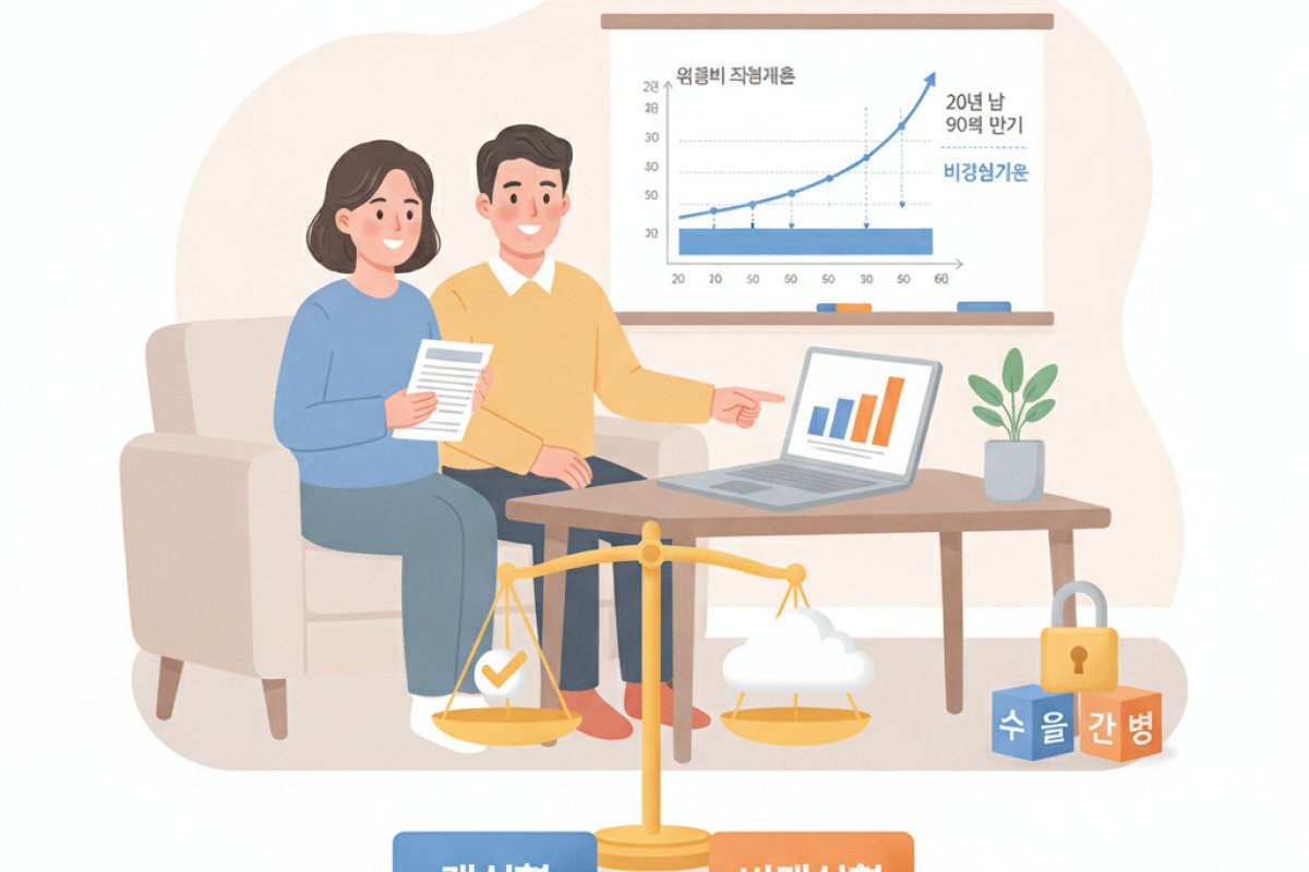 갱신형과 비갱신형의 결합 비율 및 수술·간병 특약 최적화