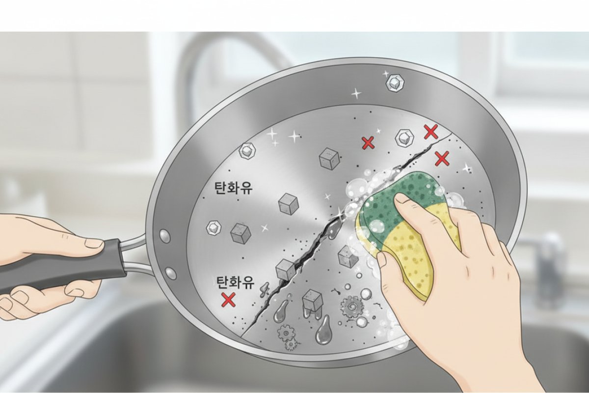 탄화규소 연마제의 화학적 특성과 일반 설거지가 무력한 이유