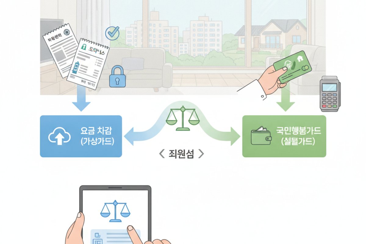 요금 차감과 국민행복카드, 주거 형태별 최적의 선택 기준