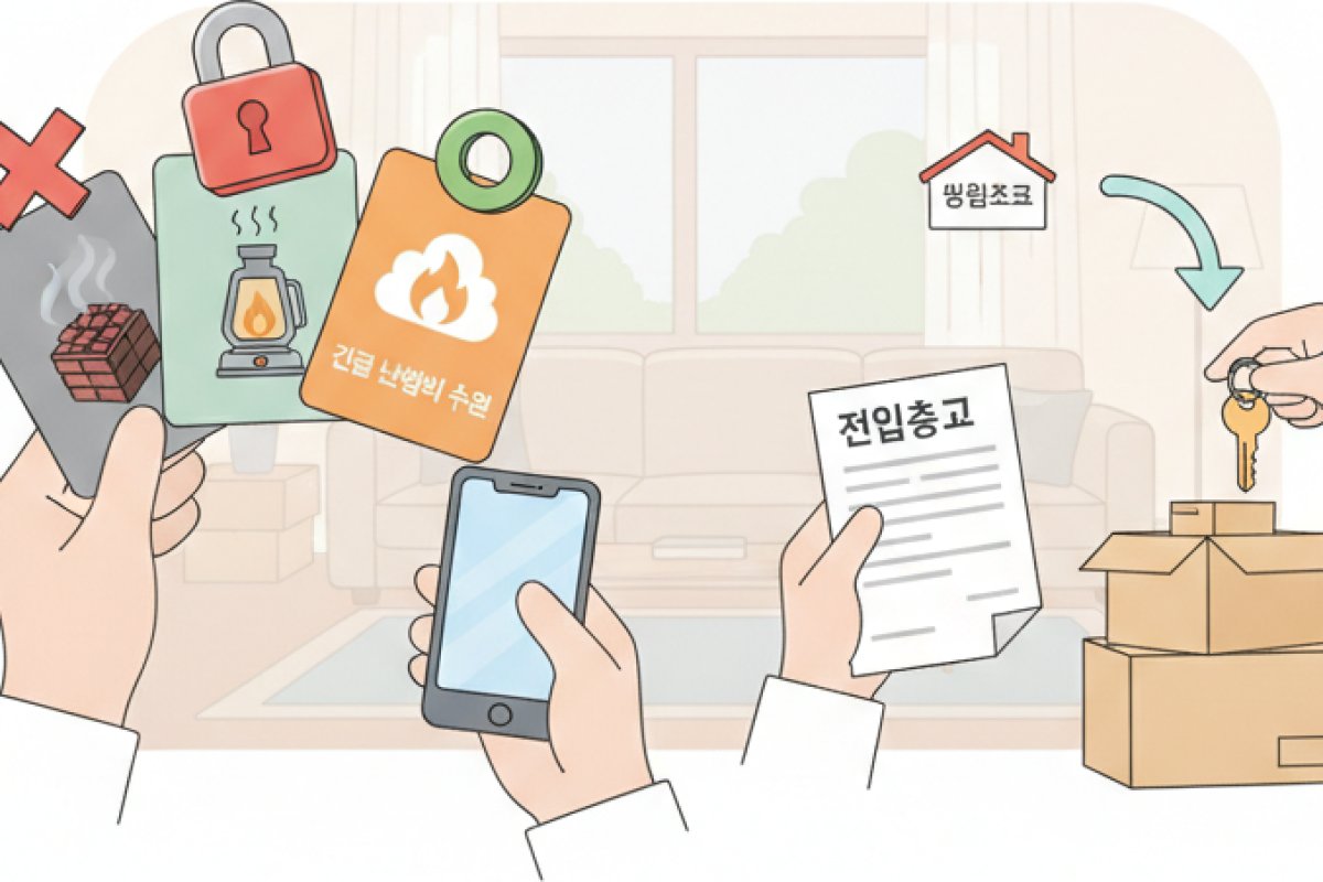 타 난방 지원 사업 중복 불가 기준 및 이사 시 필수 조치