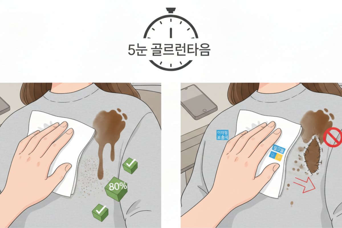 오염 발생 직후 5분의 골든타임과 피해야 할 응급 처치 오류